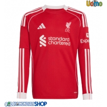 Maglie da calcio Liverpool Prima Maglia 2025-26 Manica Lunga